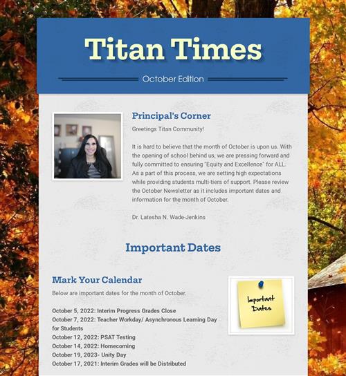  Titan Times October Edition